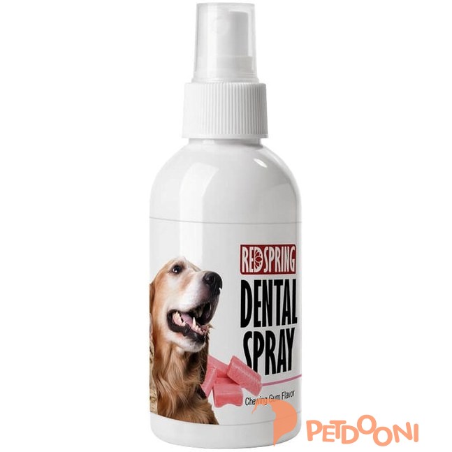 اسپری دنتال نانو نقره سگ و گربه رداسپرینگ با عصاره آدامس حجم 60 میلی لیتر