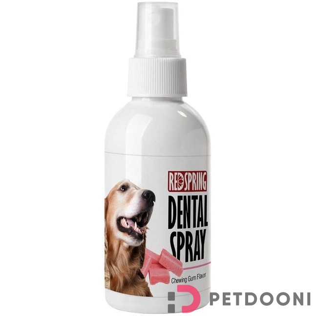 اسپری دنتال نانو نقره سگ و گربه رداسپرینگ با عصاره آدامس حجم 60 میلی لیتر