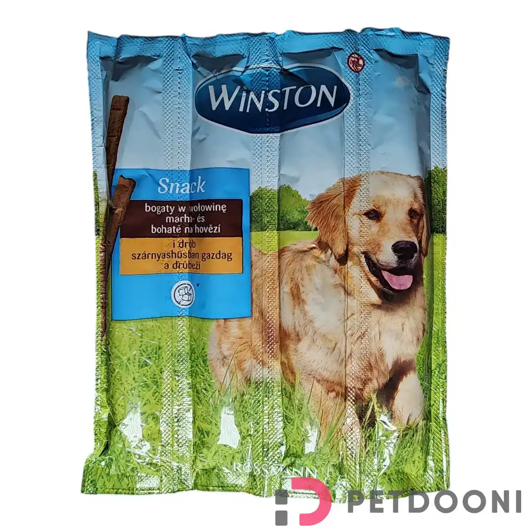 تشویقی مدادی سگ وینستون طعم گوشت گاو و گوشت پرندگان 1 عددی