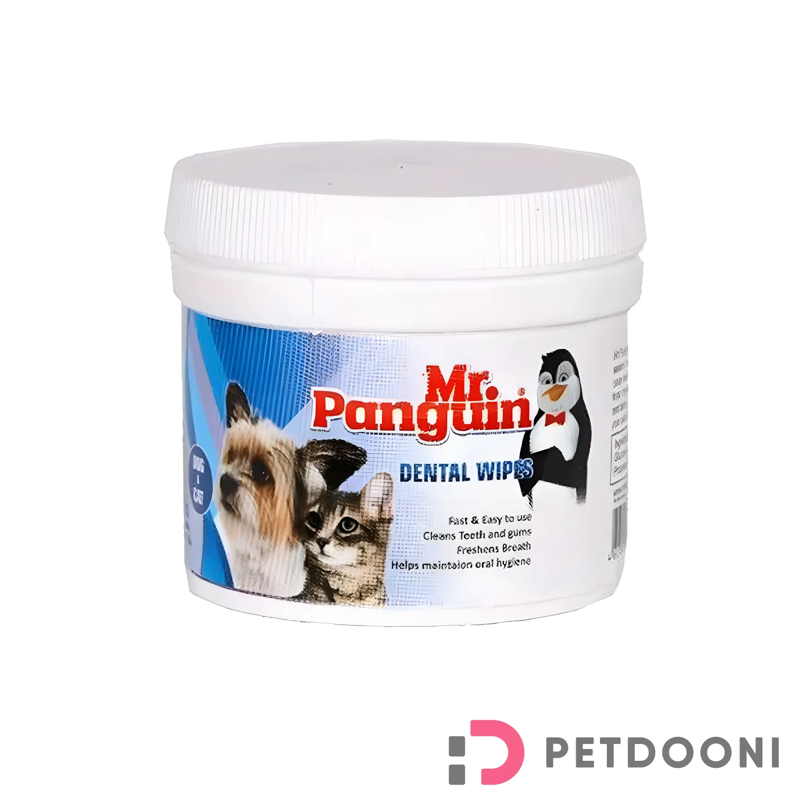 دستمال مرطوب دندان مستر پنگوئین مدل Dental Wipe بسته 70 عددی
