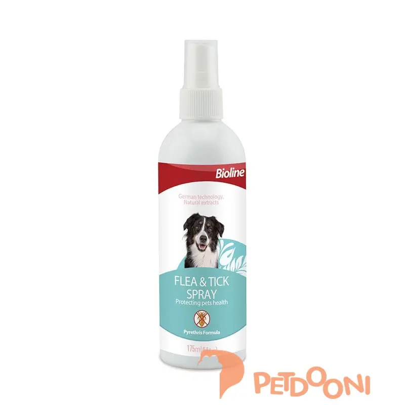 اسپری ضد کک و کنه سگ بایولاین 175 میلی لیتر
