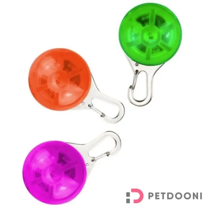 آویز قلاده چراغ‌دار سگ و گربه