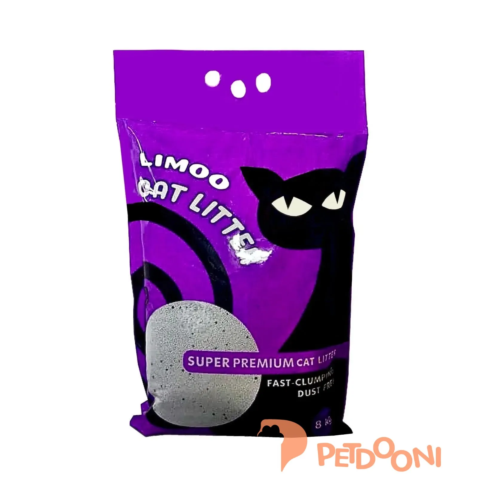 خاک بستر گربه لیمو مدل پریمیوم ساده وزن 8 کیلوگرم