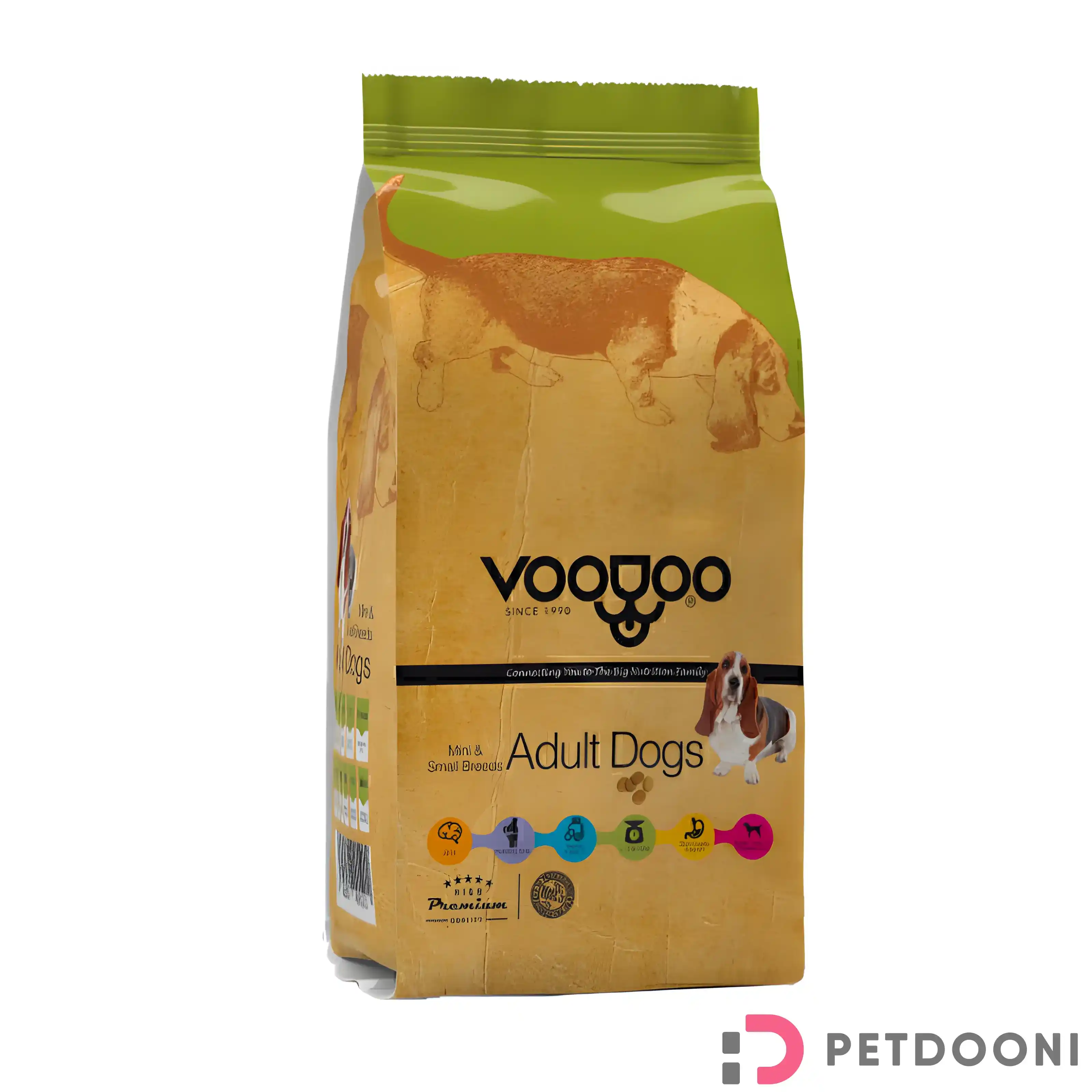 غذای خشک سگ نژاد کوچک وودو وزن 3 کیلوگرم