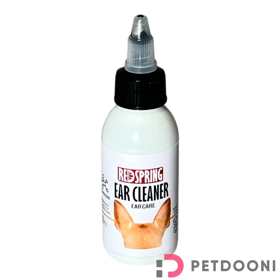 محلول شست و شو گوش نانو نقره سگ و گربه رداسپرینگ حجم 60 میلی لیتر