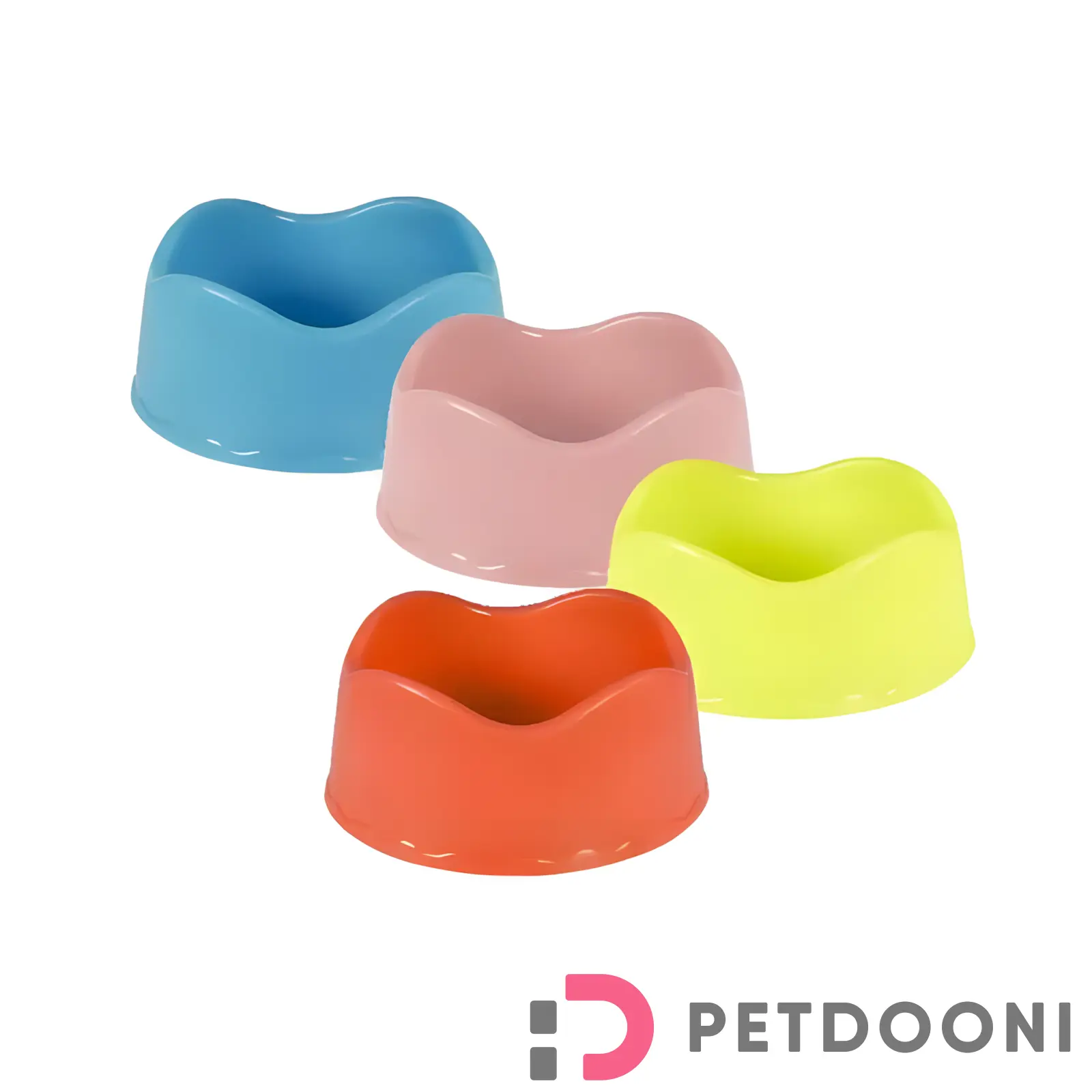 ظرف آب و غذا آرام خور سگ طرح Wave زاریکس با ظرف شناور