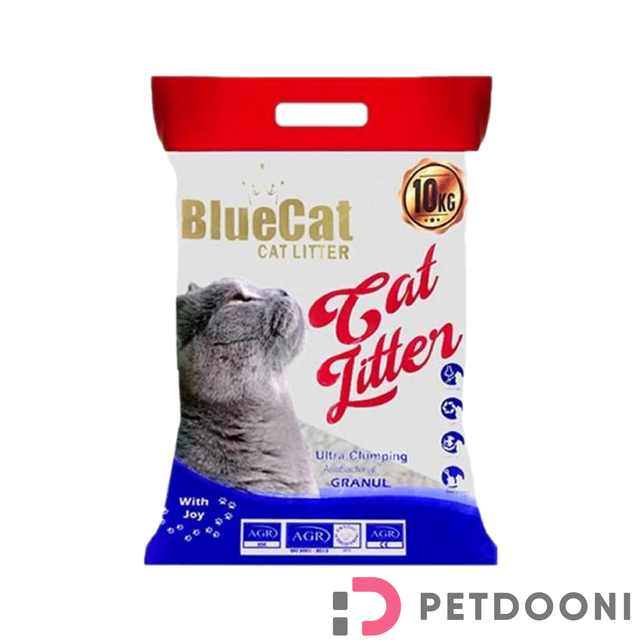 خاک گربه بلوکت کربن دار وزن 10 کیلوگرم