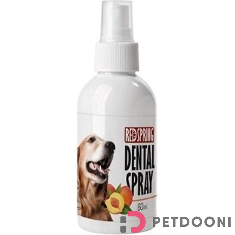 اسپری دنتال نانو نقره سگ و گربه رداسپرینگ با عصاره هلو حجم 60 میلی لیتر