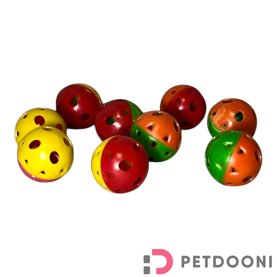 اسباب بازی حیوانات مدل توپ جقجقه ای سایز کوچک