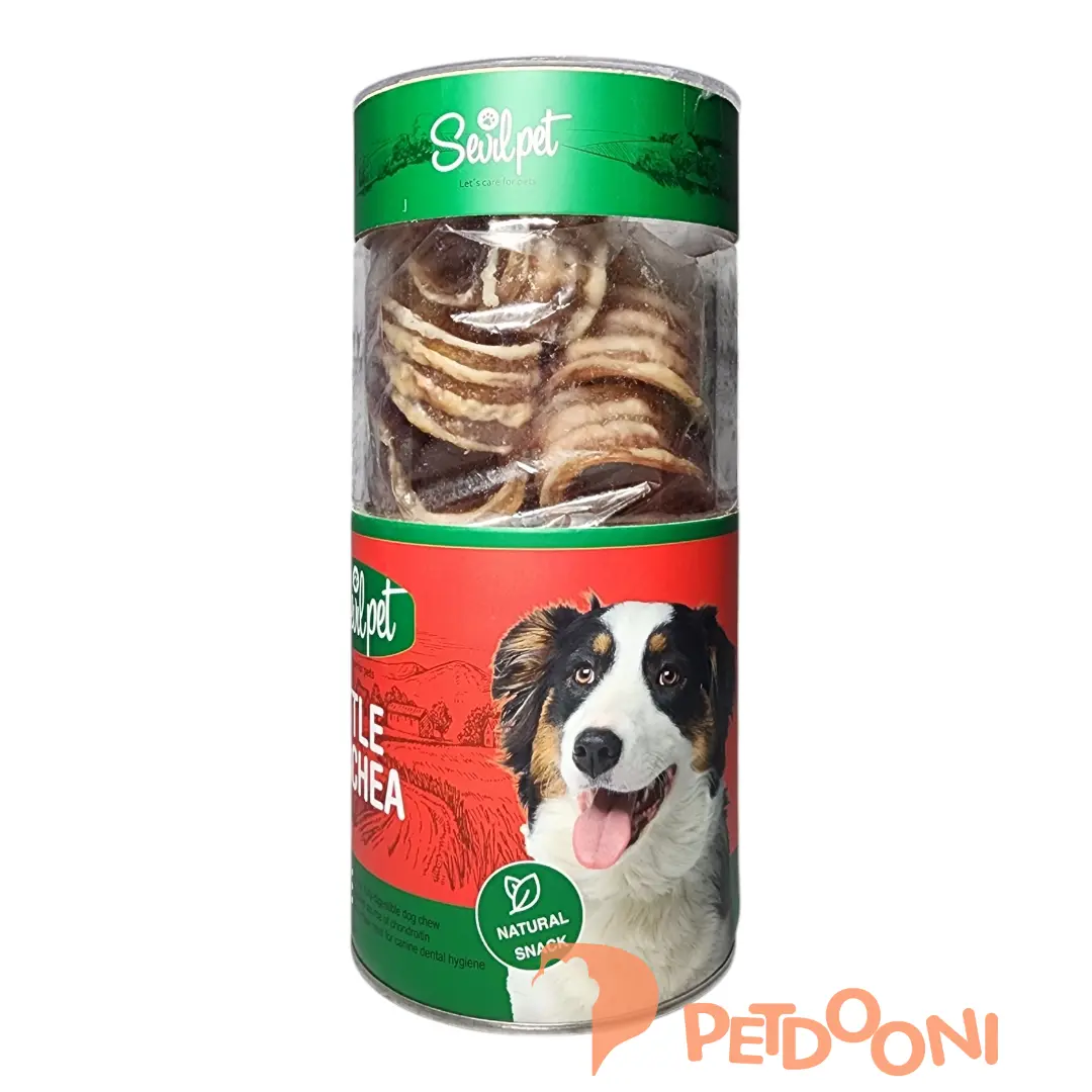 تشویقی سگ سویل پت مدل خرخره گوساله وزن 150 گرم