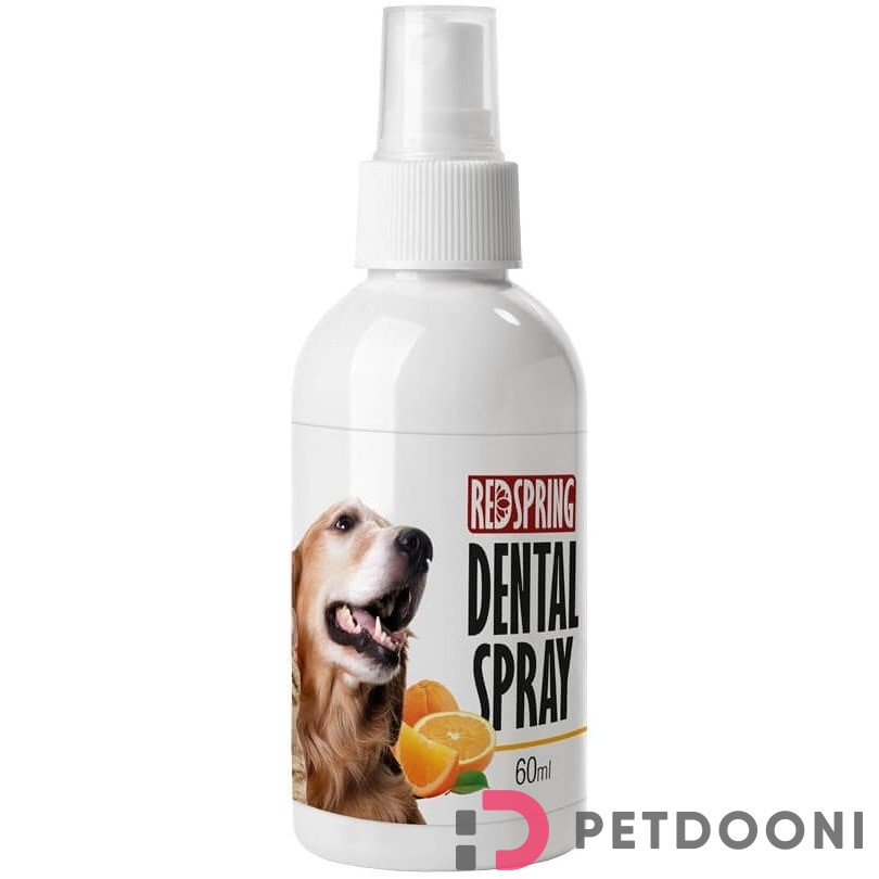 اسپری دنتال نانو نقره سگ و گربه رداسپرینگ با عصاره پرتقال حجم 60 میلی لیتر
