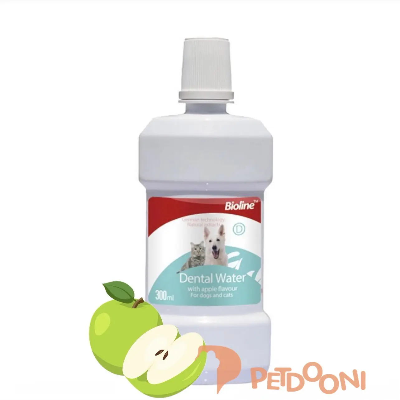 محلول دهان شویه سگ و گربه بایولاین 300 میلی لیتر