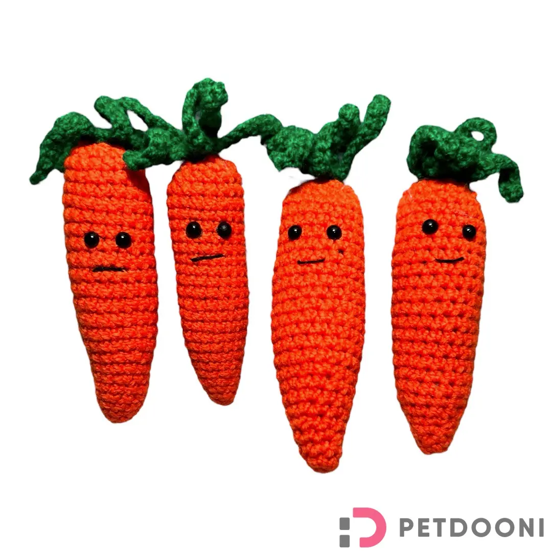 عروسک بافتنی طرح هویج زاریکس