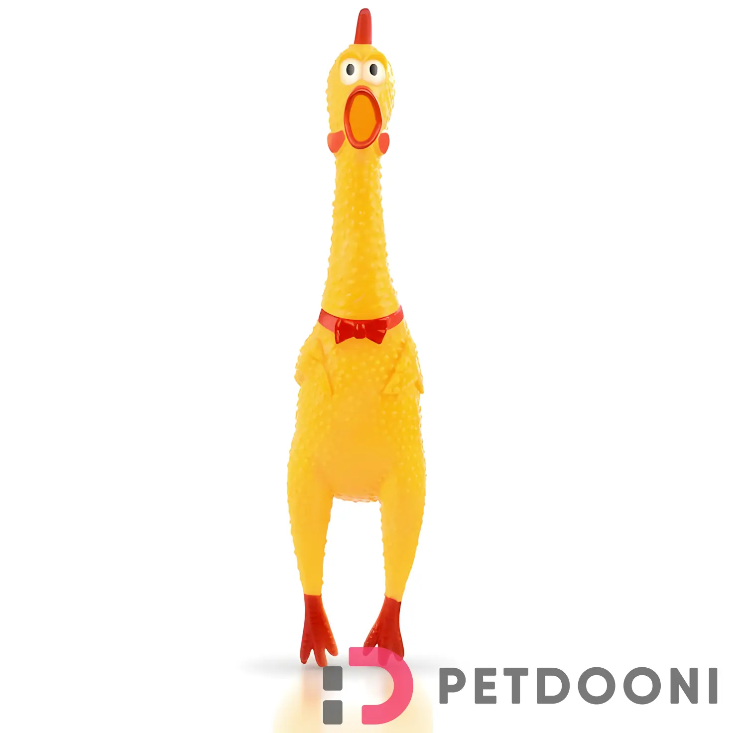 عروسک بازی سگ و گربه مدل مرغ نالان طول 30 سانتی متر