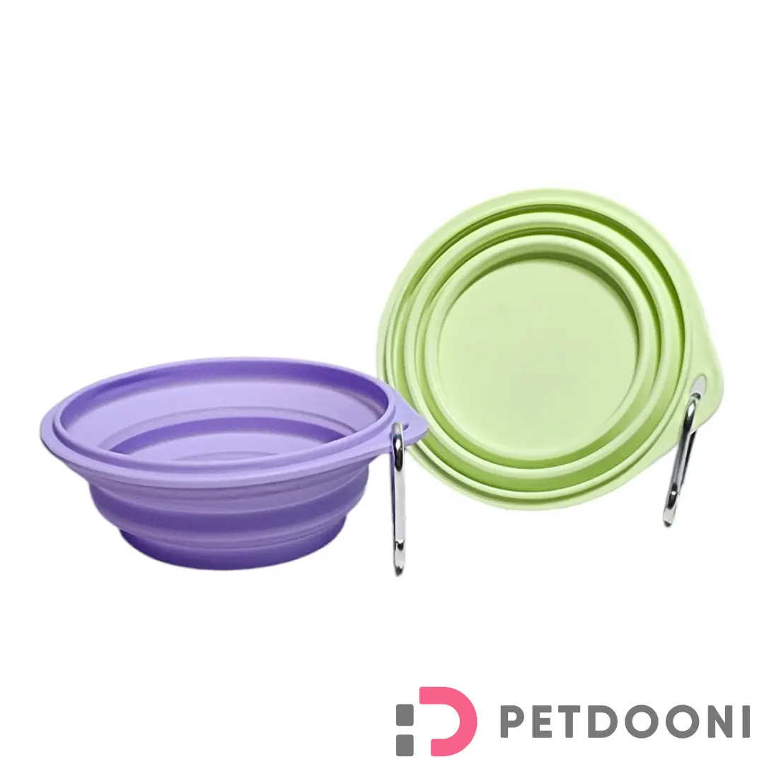 ظرف غذای تاشو سگ و گربه 10 سانتیمتر