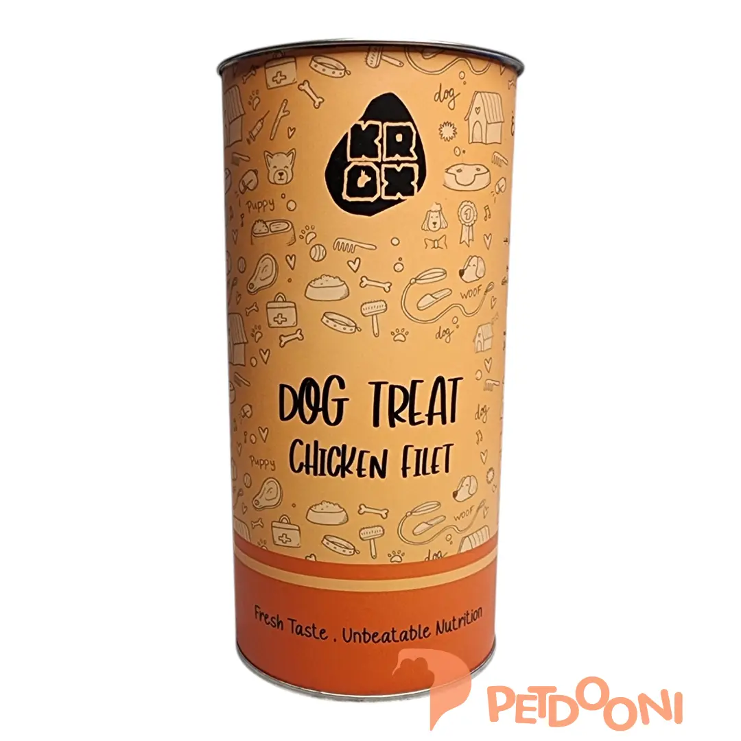 تشویقی طبیعی سگ مکدلف مدل کراکس طعم فیله مرغ 40 گرم