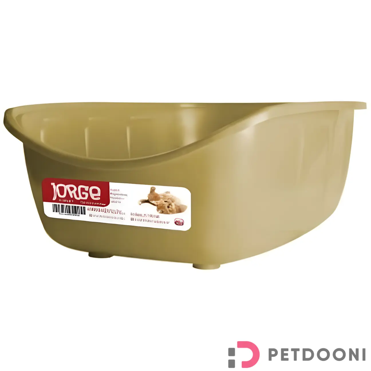 ظرف خاک بدون لبه گربه هپی پت مدل جورج