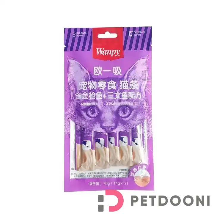 بستنی گربه ونپی مدل Tuna & Salmon با طعم ماهی تن و ماهی سالمون 1 عددی