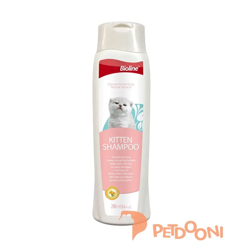 شامپو بچه گربه بایولاین 200 میلی لیتر
