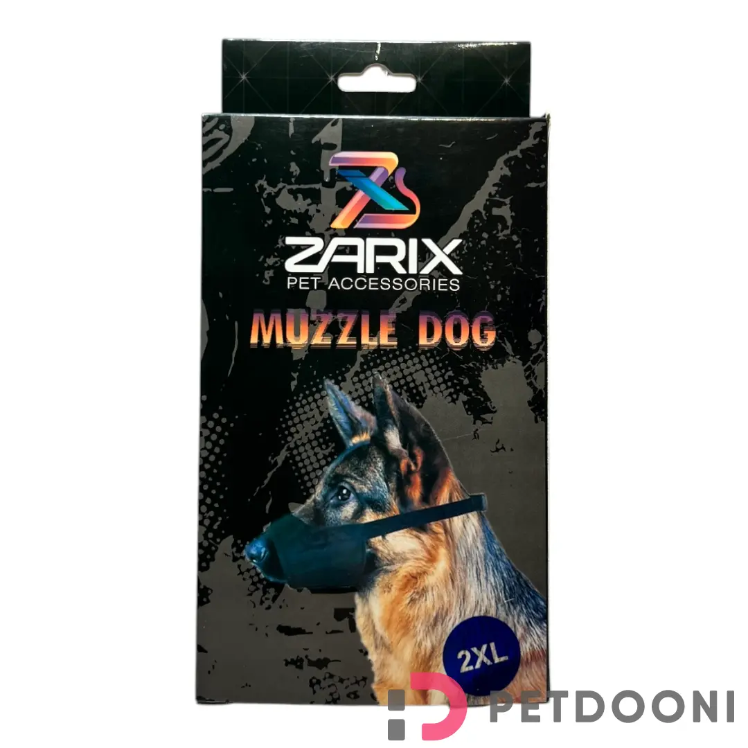 پوزه بند برزنتی سگ زاریکس سایز XXL