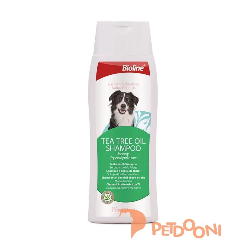 شامپو سگ بایولاین حاوی روغن درخت چای 250 میلی لیتر