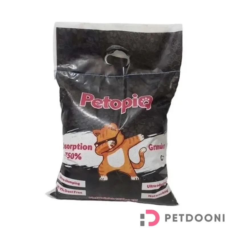 خاک بستر گربه کربن‌دار پتوپیا وزن 10 کیلوگرم