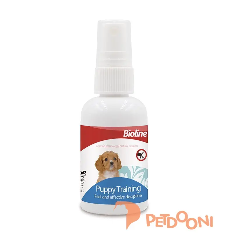 اسپری تعلیم ادرار توله سگ بایولاین 50 میلی لیتر