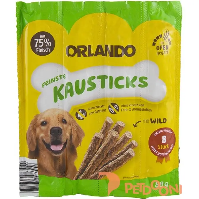 تشویقی مدادی سگ اورلاندو با طعم گوشت شکاری