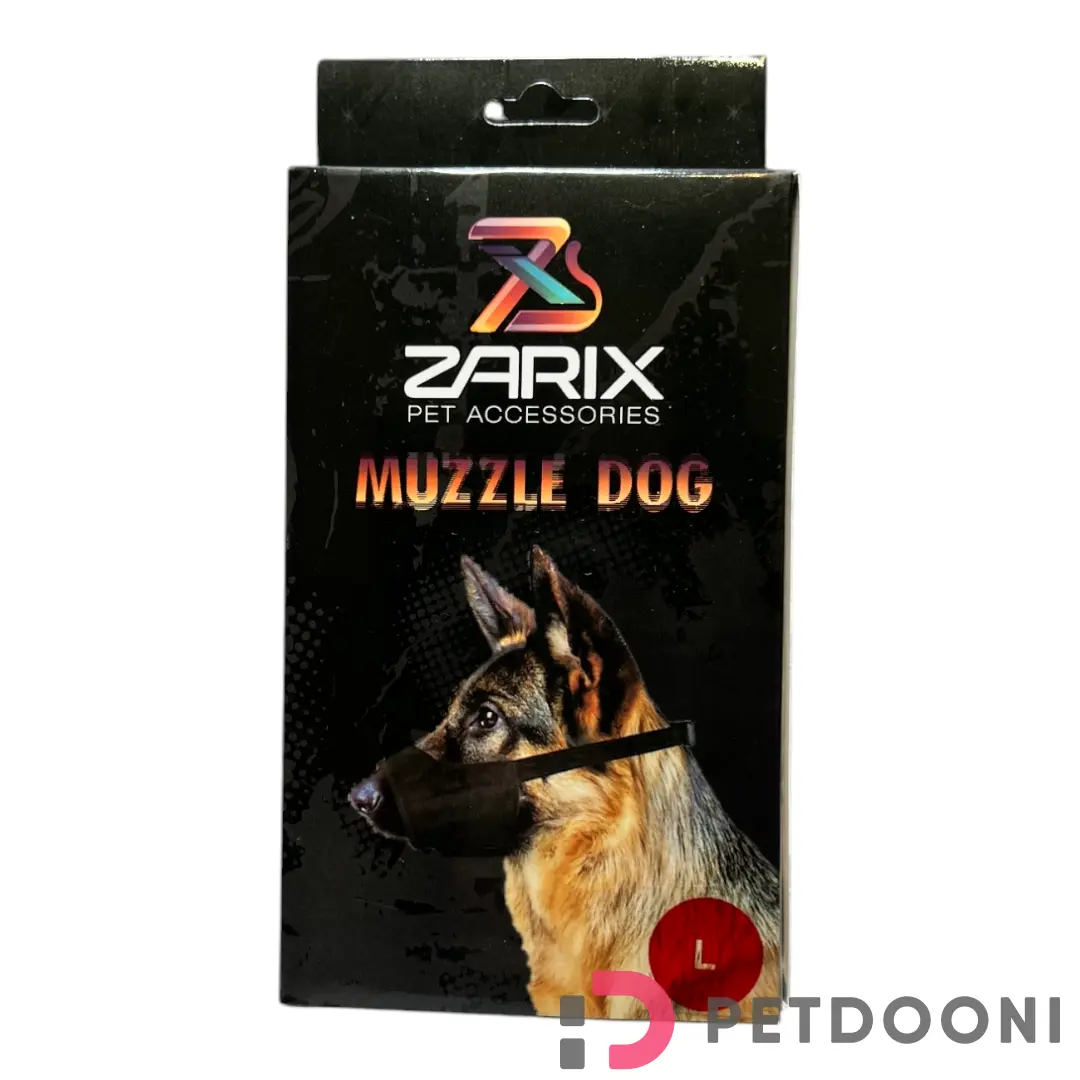 پوزه بند برزنتی سگ زاریکس سایز L