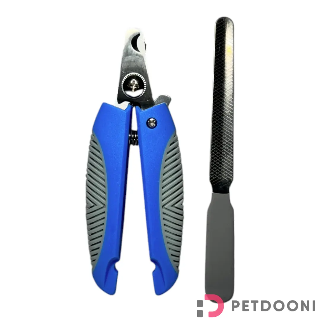 ناخن‌گیر و سوهان ناخن پت مدل انبری سایز متوسط