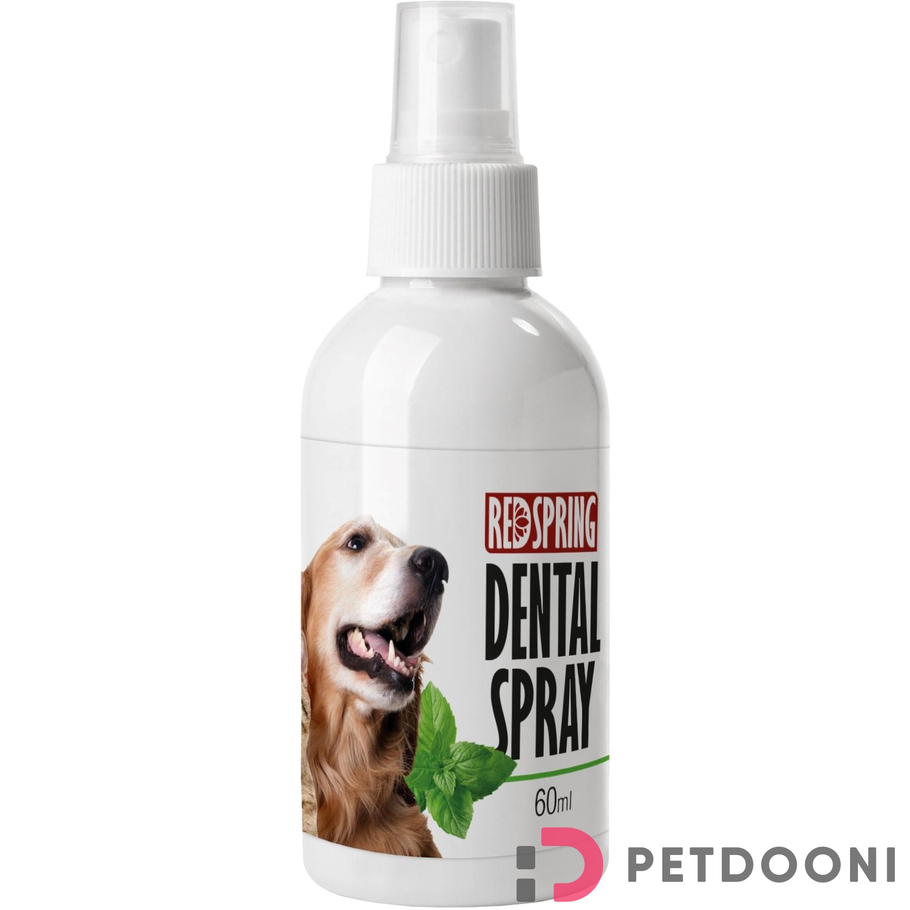 اسپری دنتال نانو نقره سگ و گربه رداسپرینگ با عصاره نعنا حجم 60 میلی لیتر