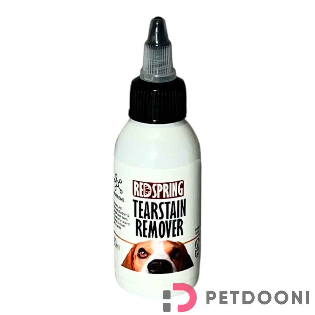 محلول از بین برنده رد اشک نانو نقره سگ و گربه رداسپرینگ حجم 60 میلی لیتر