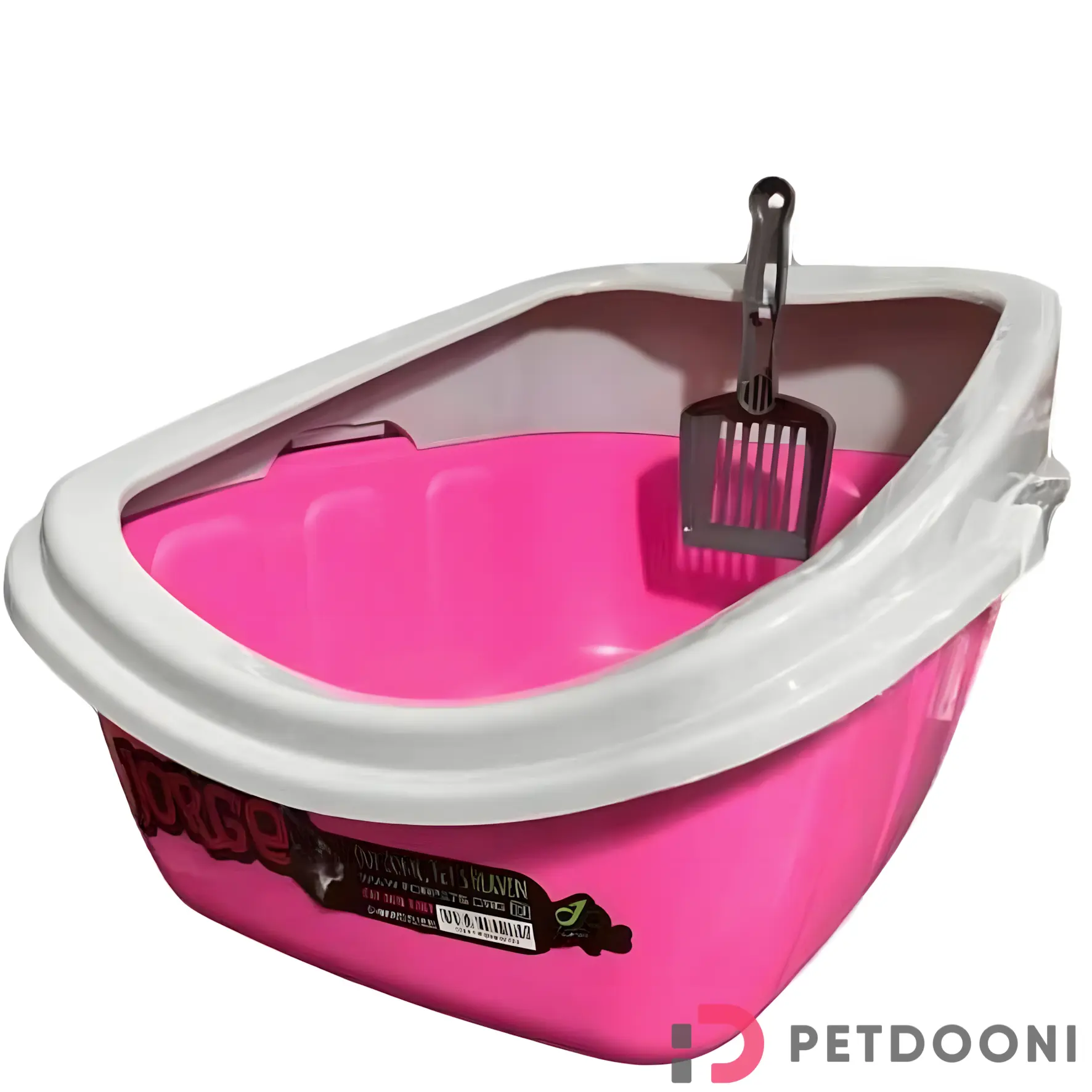 ظرف خاک لبه دار گربه هپی پت مدل جورج