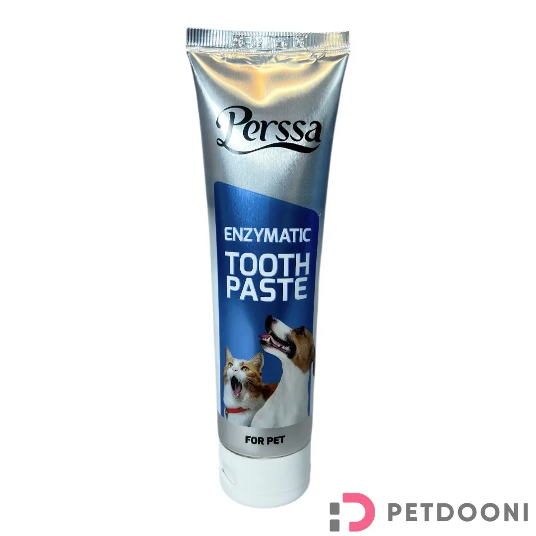 خمیر دندان سگ و گربه پرسا مدل Enzymatic وزن 110 گرم