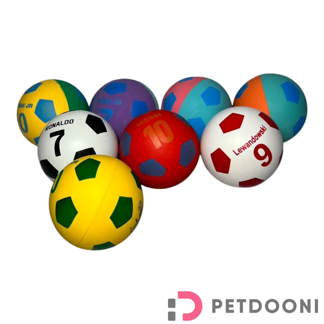 توپ شیطونک حیوانات طرح توپ فوتبال